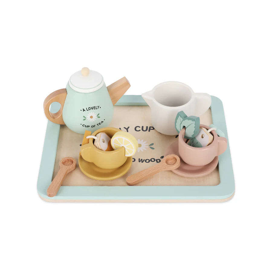 Wooden Tea Time Tea Set – Kennedy's Flowers & Gifts