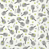 Pickleball Pattern Paper Cocktail Napkin Pack of 20