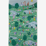 Geometry Spring Festival Tea Towel
