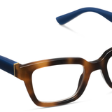 Peepers Siren (Blue Light): Mocha Tortoise/Navy / Reading / 2.25