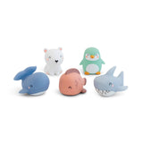 5 Piece Animal Bath Toy Set