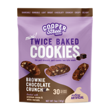 Twice-Baked Brownie Chocolate Crunch Cookies