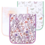 Copper Pearl 3-Pack Premium Burp Cloths - Flora