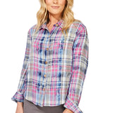 Escape by Habitat Fuchsia Plaid Shirt