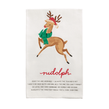Rudolph Poem Towel