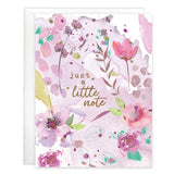 Thinking of You Greeting Card - Graceful Flowers