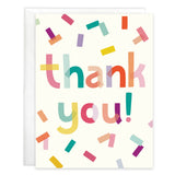 Boxed/Packaged Blank Note - Thank You Confetti: Box of 8