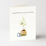 Taking Root - New Home Greeting Cards - Tree