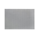 Linnea Rib Vinyl Placemat Grey 13x19in