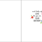 Birthday Greeting Card - Little Birthday Flowers