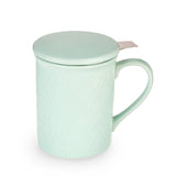 Mint Ceramic Mug with Tea Infuser