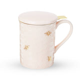 Honeycomb Ceramic Mug with Infuser