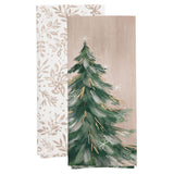 Gilded Tree Cotton Tea Towels - Set of 2