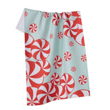 Geometry Peppermint Swirl Tea Towel