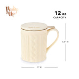 Warm and Cozy Ceramic Mug with Infuser
