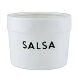 White Ceramic Salsa Bowl