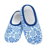 Snoozies Skinnies Slippers - Pinwheel Blue