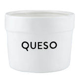 White Ceramic Queso Bowl