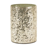 Melrose International Candle Holder 4.75"Dx6.75"H Glass
