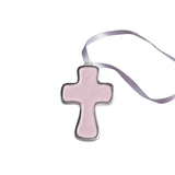 Beatriz Ball Encanto Athens Cross Ornament -Camellia