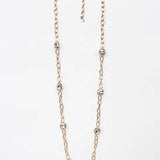 Diamond Chunky Long Necklace