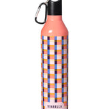 Vinrella Gingham Pink Water Bottle Umbrella