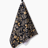 Geometry Woodland Wildflowers Tea Towel
