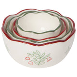 Camellia Stoneware Nesting Bowls - Set of 4