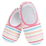 Snoozies Skinnies Slippers - Beachy Stripes