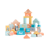 Wooden 60 Piece Building Block Set