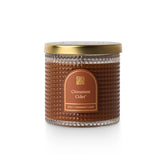 Aromatique Cinnamon Cider Textured Glass Candle