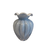 Beatriz Ball Glass Vento Small Vase - Periwinkle