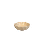 White Scalloped Stoneware Bowl