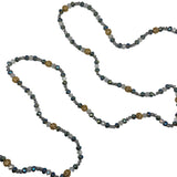 Glass Jewel Garland - Silver & Gold Finish