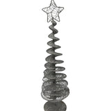 Swirl Wire Tree 17" - Silver
