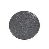 Lilac Stamped Appetizer Plate