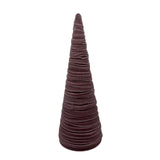 Mulberry Velvet Cone Tree 13" Tall