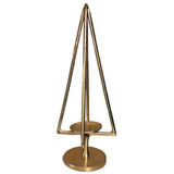 20" Gold Tree Pillar Candle Holder