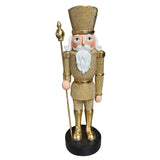 12.25" Resin Gold Faux Beaded Soldier