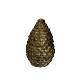 5.75" Sage Green LED Pinecone with Timer
