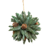 5" Pine Ball Ornament with Pinecones