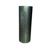 10” Green Glass Tree Cylinder with Fairy Lights