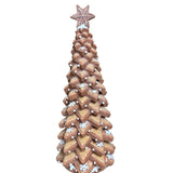 15.5" Glittered Resin Gingerbread Cookie Tree