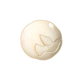 White Turtle Dove Tidbit Plate