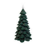 8" Green Tree LED Flameless Candle