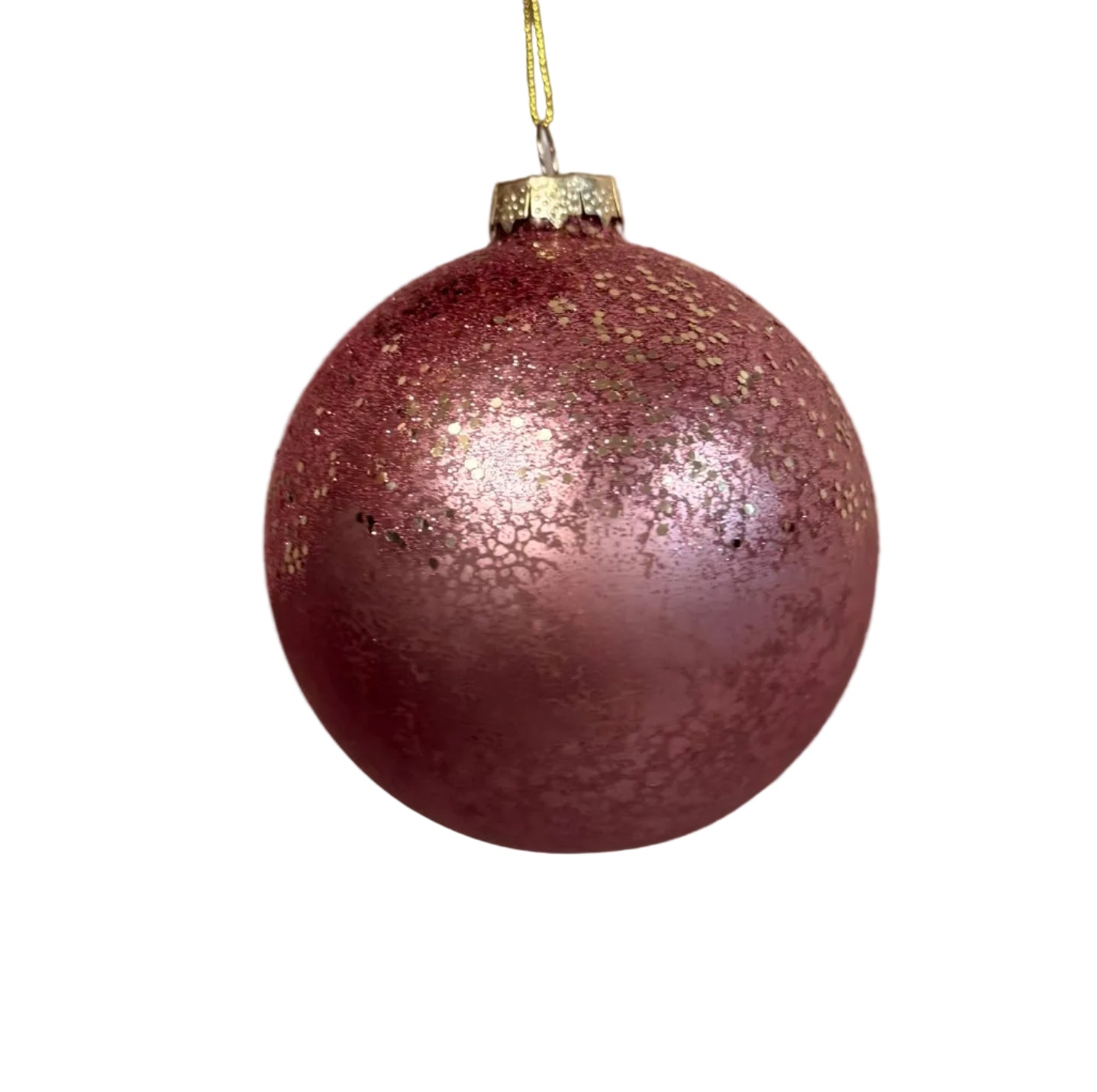 4" Antiqued Ball Ornament