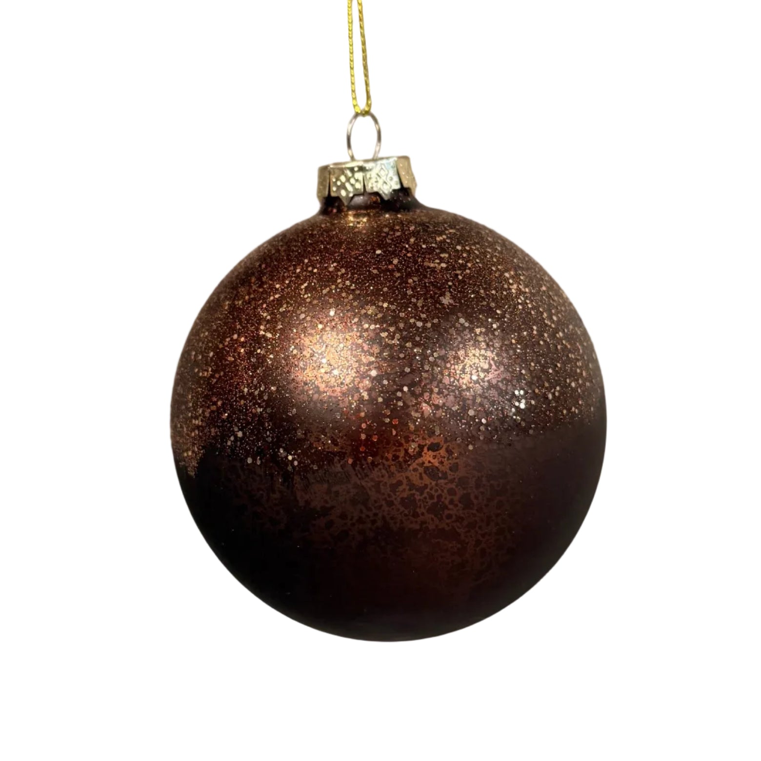 4" Antiqued Ball Ornament