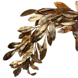 Gold Bay Leaf Garland 6'
