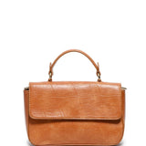 Joy Susan Wilma Faux Croc Mini Flap Top Handle Crossbody