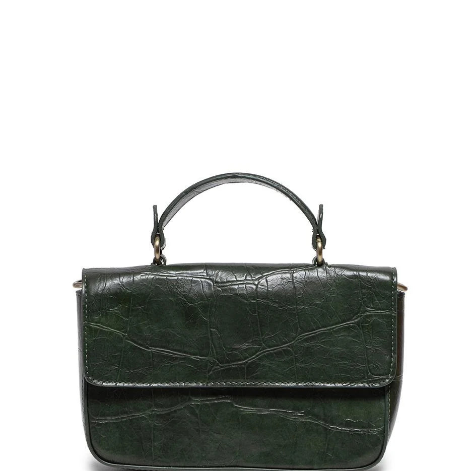 Joy Susan Wilma Faux Croc Mini Flap Top Handle Crossbody